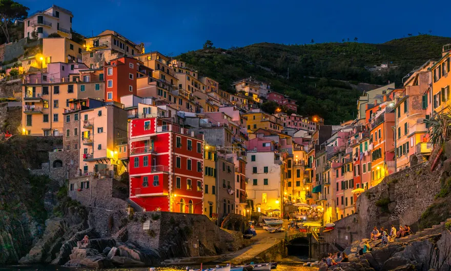 Night trains, Liguria, Italy